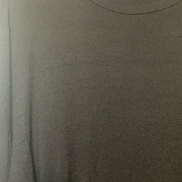 SHEIN Black Long Sleeve Drawstring Tie Bottom Top - Picture 3 of 8